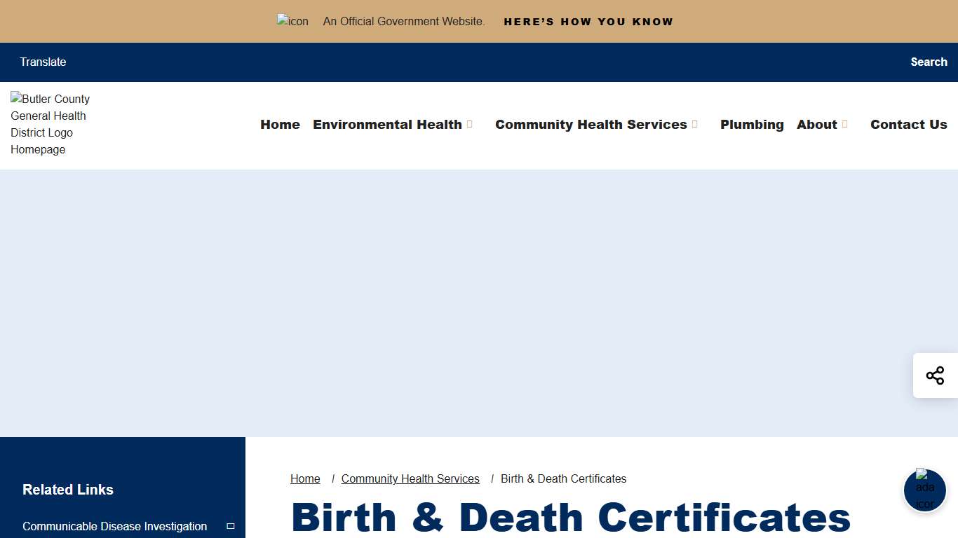 Butler County Board of Health